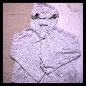 Calvin Klein cropped zip hoodie